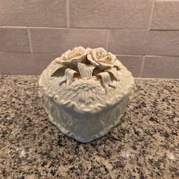 Ceramic Heart Shaped Trinket Dish