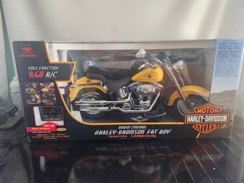 Factory Sealed Harley Davidson Fat Boy Remote Control RC