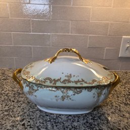 Limoges France Elite Porcelain Soup Tureen