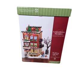 Department 56 'parkside Holiday Brownstone'