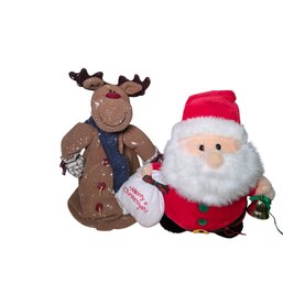 Pair Of Holiday Decor Plush