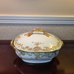 Limoges France Elite Porcelain Vegetable Tureen