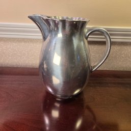 Vintage Wilton Pitcher With Ruffle Edges