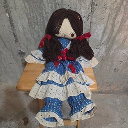 Vintage Rag Doll 34'