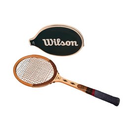 Vintage Jack Kramer Wooden Tennis Racquet & Cover