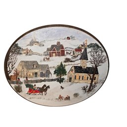 Inker Cole Painting On Wood