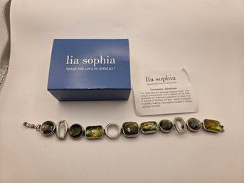 Lia Sophia Genuine Abalone Bracelet