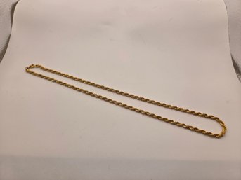 Gold Tone Costume Chain Necklace