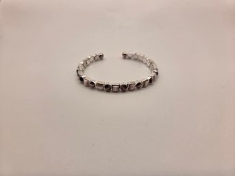 Silver & Purple Tone Bracelet