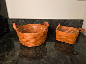 Two Small Longaberger Baskets