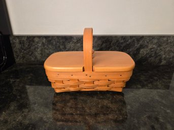 Longaberger 2000 American Cancer Society Horizon Of Hope Lid &Plastic Protector