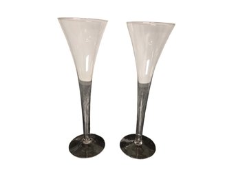 Pair Of Champagne Flutes