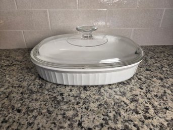 Corningware French White 1.8L Casserole With Lid