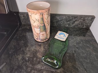 Wine Holder & Fish Platter