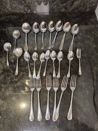 Assorted Chromium Plated Silverware