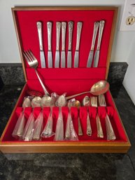 WM Rogers Silverware With Chest