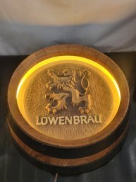 Vintage Lowenbrau Beer Lighted Advertising Sign