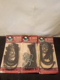 3 Packs Of Different Size Rubber Tie- Downs