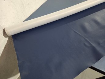 Navy Faux Leather Vinyl