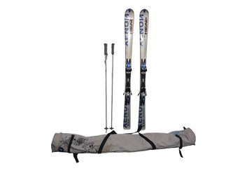Roxy Ski Bag, K2 3 Karat Poles & Head Xenon X 4.0 Skis
