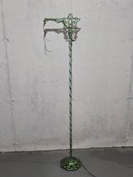 Vintage Painted Floor Lamp Base