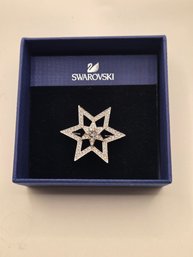 Swarovski Snowflake Pin
