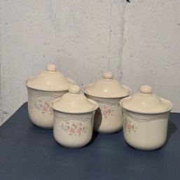 Pfaltzgraff 'tea Rose' Canister Set