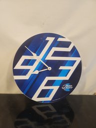 Hard Plastic Bud Light Advertising Clock