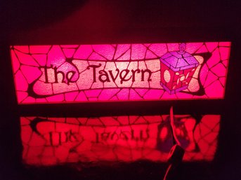 Vintage The Tavern Lighted Advertising Sign