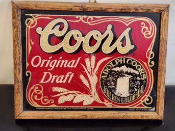 Coors Original Draft Wall Hanging Mirror