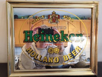 Heineken Imported Beer Wall Hanging Mirror