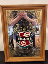 Becks Beer Advertising Mirror