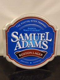 Samuel Adams Metal Advertising Sign