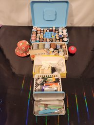 Sewing Supplies, Thread,needles Etc.