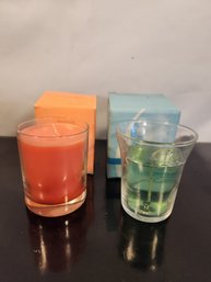 2 Never Used Avon Pillar Candles