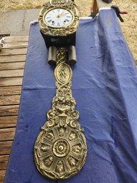 Vintage/antique French Morbier Wall Clock