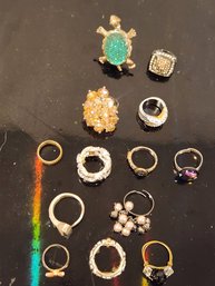 Collection Of Costume Rings #6