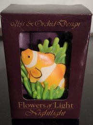 Brand New Ibis &Orchid Flowers Of Time Night Lamp ( Clown Fish )