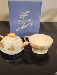 Factory Sealed Avon Blossom Collection Tea For 1 Set