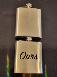 2 Stainless Steel Flasks 6 Once And 7 Once