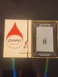 Vintage Zippo Lighter In Original Box, Never Used