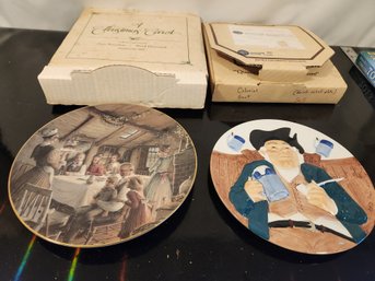 2 Vintage Collectors Plates