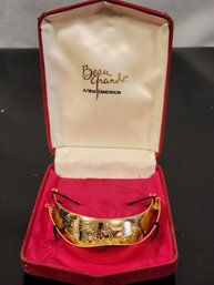 Vintage Mid Century Beau Grande Cuff Collar Necklace