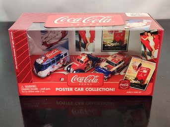 Factory Sealed Coca-Cola Postcard Collection 1/64 Scale Die-cast Cars
