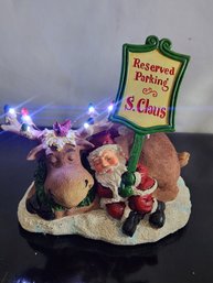 Factory Packed Santa After A Long Night Lighted Decoration