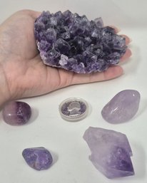 Amethyst & Sugalite Crystals/Stones
