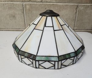 Mission-styled Stained Glass Lamp Shade