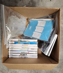 Box Of Nintendo Wii Games & Accessories