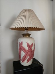 Sun 89 Postmodern Tropical Palm Leaf Textured Plaster Table Lamp