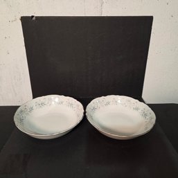 Pair Of Mikasa 'Chalfonte' Fine China Serving Bowls